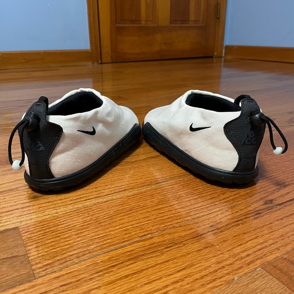NIKE ACG MOC AIR MOC SUMMIT WHITE-BLACK "SLIP ON SHOES" SIZE 11 [DZ3407-100] - Picture 6 of 12